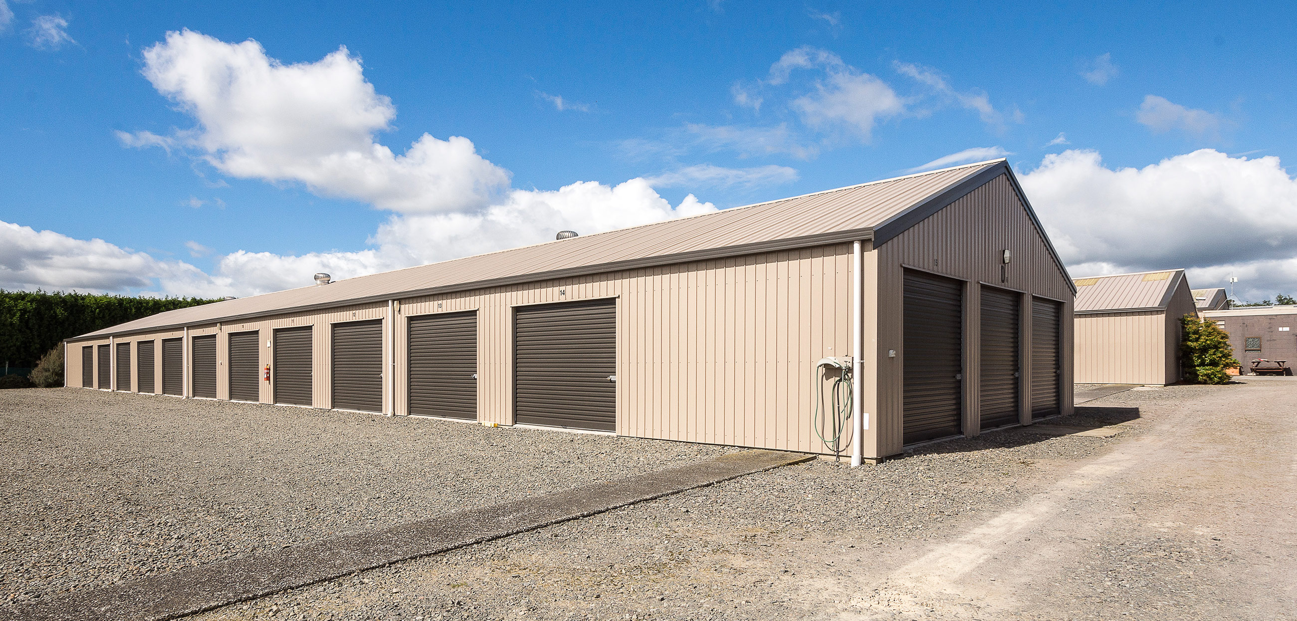 Outdoor hard stand storage area at The Storage Hub